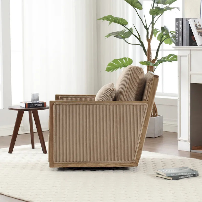 Fauteuil pivotant Camel Modern 26.8
