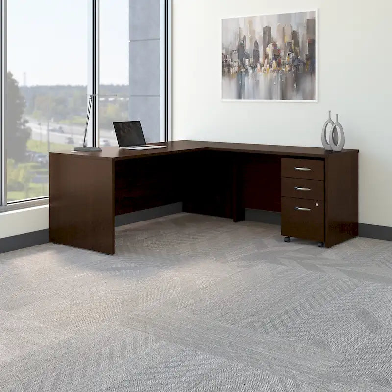 Bureau en L avec tiroirs Série C 72W de Bush Business Furniture