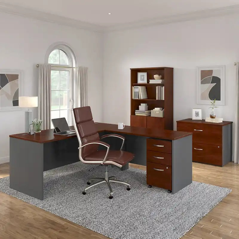 Bureau en L avec tiroirs Série C 72W de Bush Business Furniture