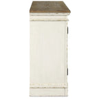 Ensemble de salle à manger 8 pièces blanc/brun Signature Design by Ashley Realyn