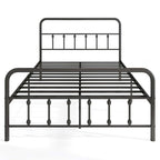 Cadre de lit Costway pour lit double/queen/king avec tête de lit intégrée