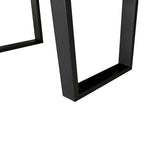 Table de salle à manger Ditmars finition brun foncé 84 à bords naturels par iNSPIRE Q Modern