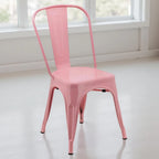 Chaises sans accoudoirs style industriel pour restaurants et cafés - Vente en gros (lot de 10)