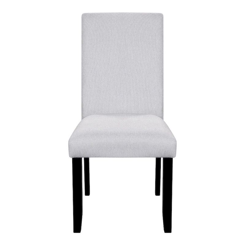 Ensemble table et chaises de cuisine en bois 5 pièces, table ronde pour 4 personnes avec plateau en faux marbre et 4 chaises rembourrées