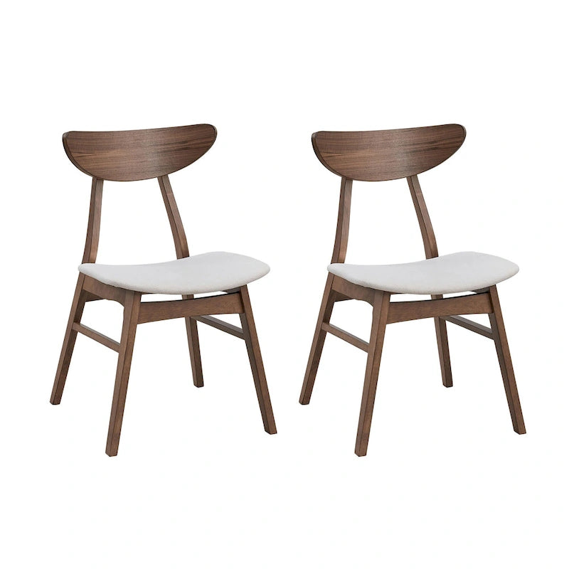 Ensemble table et chaises de salle à manger modernes 5 pièces, table de salle à manger en bois pour cuisine décontractée avec 4 chaises de salle à manger rembourrées