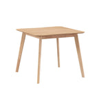 Ensemble table et chaises de salle à manger modernes 5 pièces, table de salle à manger en bois pour cuisine décontractée avec 4 chaises de salle à manger rembourrées