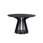 Ensemble table et chaises de salle à manger modernes 5 pièces, table de salle à manger en bois pour cuisine décontractée avec 4 chaises de salle à manger rembourrées