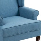 Ensemble de 2 fauteuils à oreilles élégants pour salon, fauteuils d'appoint rembourrés