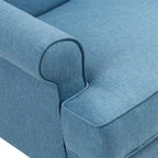 Ensemble de 2 fauteuils à oreilles élégants pour salon, fauteuils d'appoint rembourrés