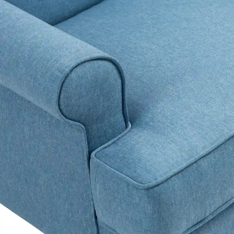 Ensemble de 2 fauteuils à oreilles élégants pour salon, fauteuils d'appoint rembourrés