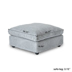 Canapé d'angle modulable 157,48, canapé-lit moderne à assise profonde pour salon