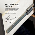 Ensemble de chambre à coucher traditionnel 3 pièces Eugene de Furniture of America, panneaux en bois de cerisier foncé