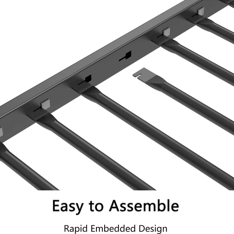 Lit superposé robuste en métal noir pour adulte, lit superposé bas avec échelle et barrières de sécurité