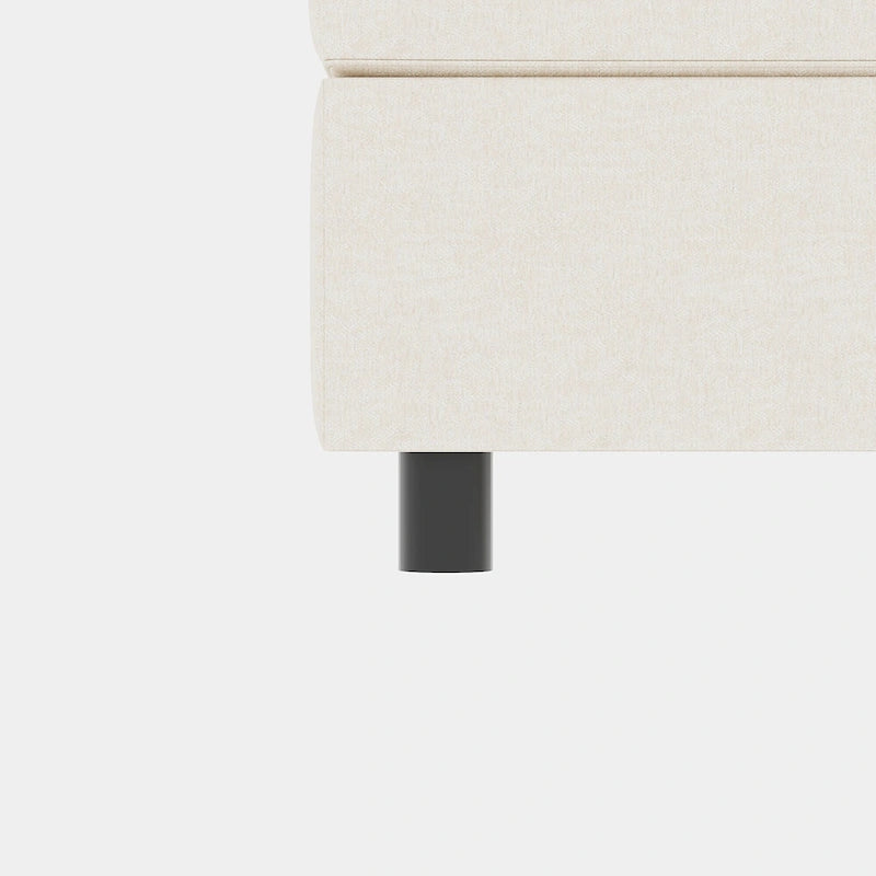 Canapé modulable convertible 8 places beige 129 avec rangement