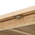 Ensemble de salle à manger en bois 7 pièces avec table extensible et 6 chaises