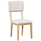 Ensemble de salle à manger en bois 5 pièces comprenant une table rectangulaire de 59 pouces et 4 chaises