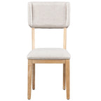 Ensemble de salle à manger en bois 5 pièces comprenant une table rectangulaire de 59 pouces et 4 chaises