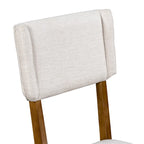 Ensemble de salle à manger en bois 5 pièces comprenant une table rectangulaire de 59 pouces et 4 chaises