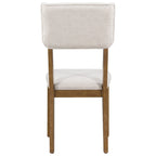 Ensemble de salle à manger en bois 5 pièces comprenant une table rectangulaire de 59 pouces et 4 chaises