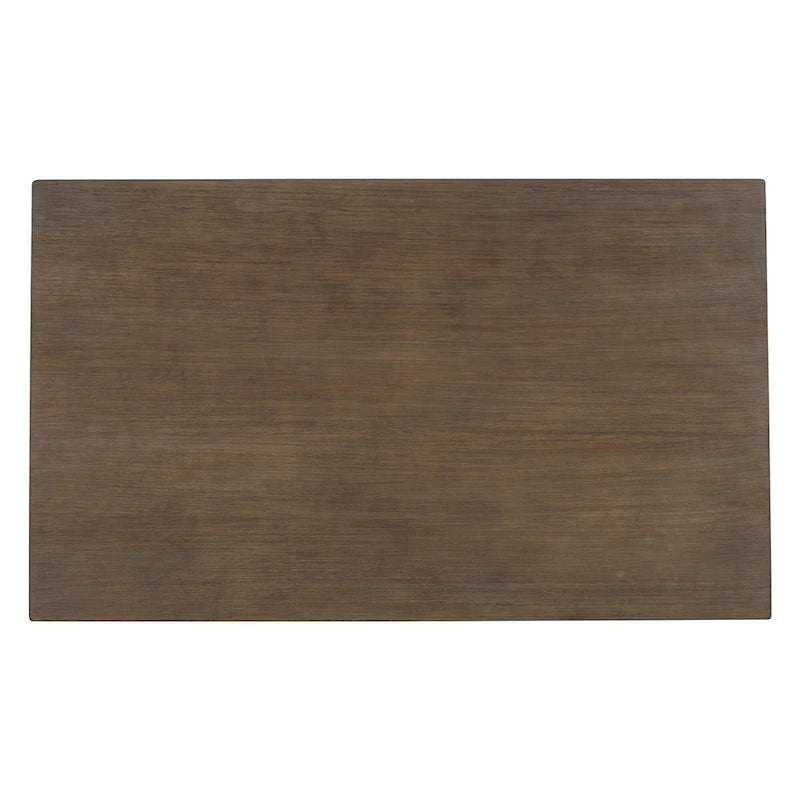 Ensemble de salle à manger moderne 6 pièces avec table, chaises, coussins amovibles, étagère de rangement et banc.