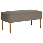 Banc SAFAVIEH Ariane en laine orange style Mid-Century - 39,6 x 19,9 x 18,3 - 40 po L x 20 po P x 18 po H