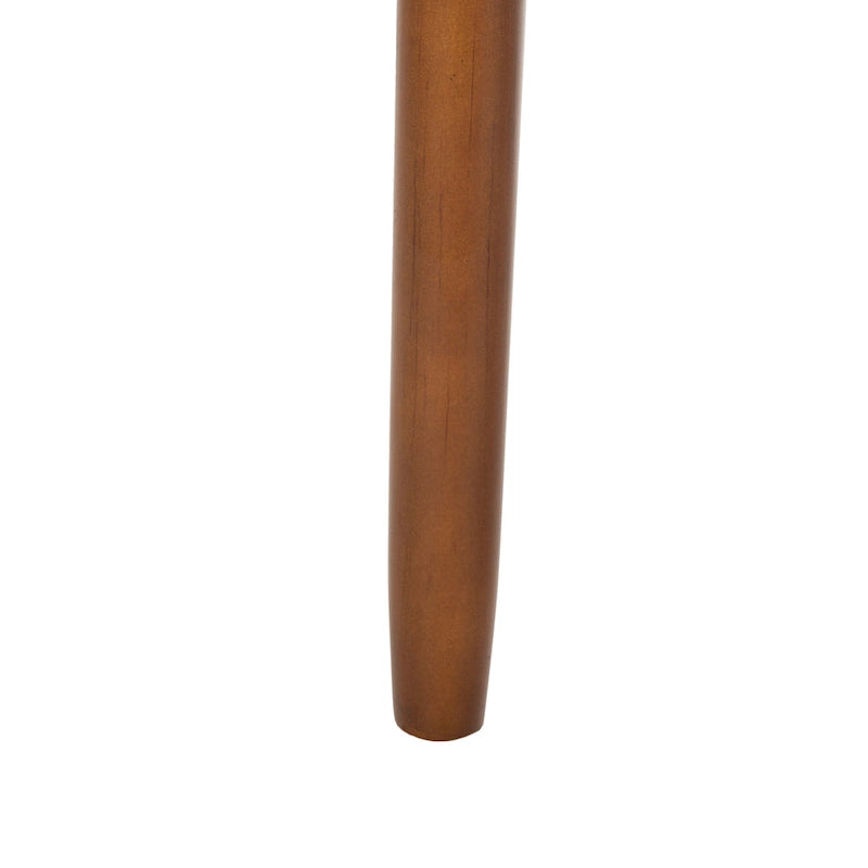 Banc SAFAVIEH Ariane en laine orange style Mid-Century - 39,6 x 19,9 x 18,3 - 40 po L x 20 po P x 18 po H