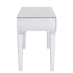 Bureau Dakota argenté à miroir