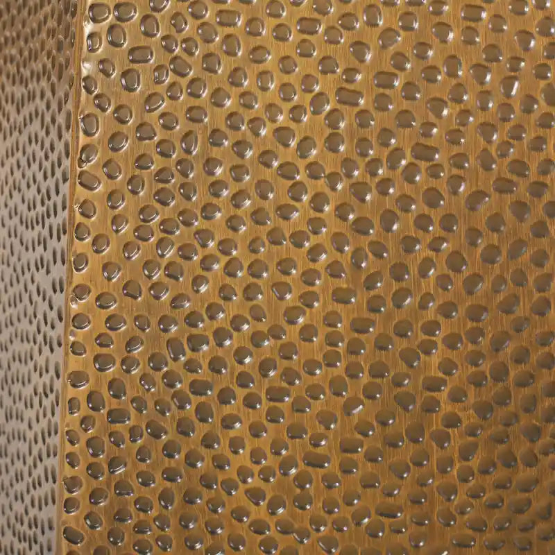 Table d'appoint géométrique en fer martelé Pamsha par Christopher Knight Home