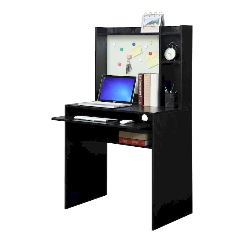 Bureau étudiant Designs2Go de Convenience Concepts avec tableau d'affichage magnétique et étagères