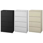 Hirsh HL10000 Commercial 4-drawer Lateral File Cabinet