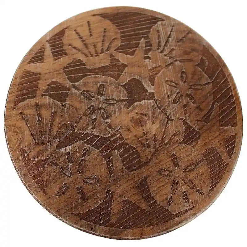 Petite table ronde pour boissons de style côtier