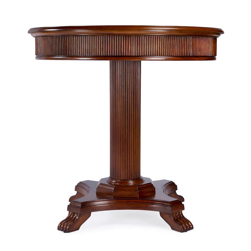 Table d'entrée Ellsworth 36 à piédestal nervuré