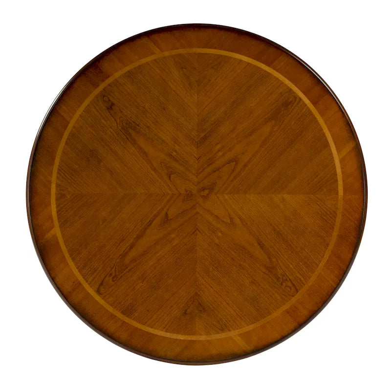 Table d'entrée Ellsworth 36 à piédestal nervuré