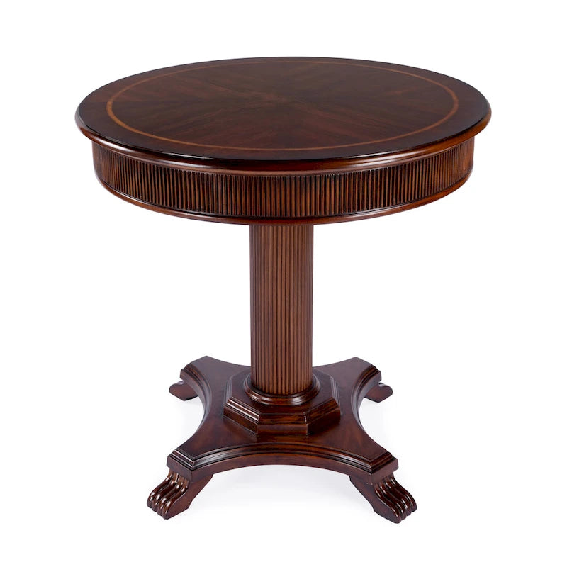 Table d'entrée Ellsworth 36 à piédestal nervuré