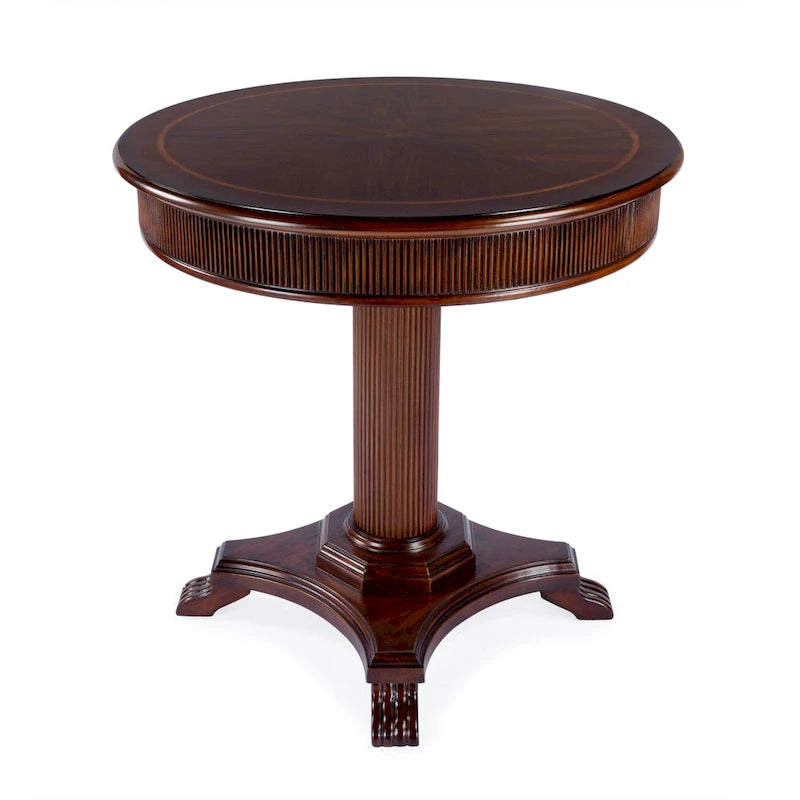 Table d'entrée Ellsworth 36 à piédestal nervuré