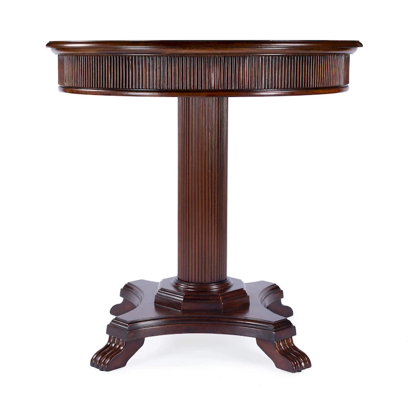 Table d'entrée Ellsworth 36 à piédestal nervuré