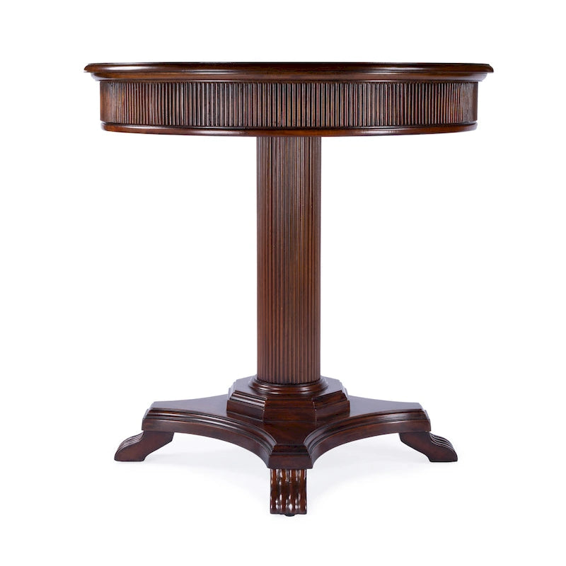 Table d'entrée Ellsworth 36 à piédestal nervuré