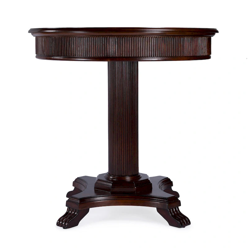 Table d'entrée Ellsworth 36 à piédestal nervuré