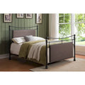 Upholstered Metal Bed