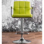 Tabouret de bar pivotant et réglable Corvelli Modern en similicuir de Furniture of America