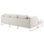 Canapé d'angle en similicuir Morden Fort pour salon