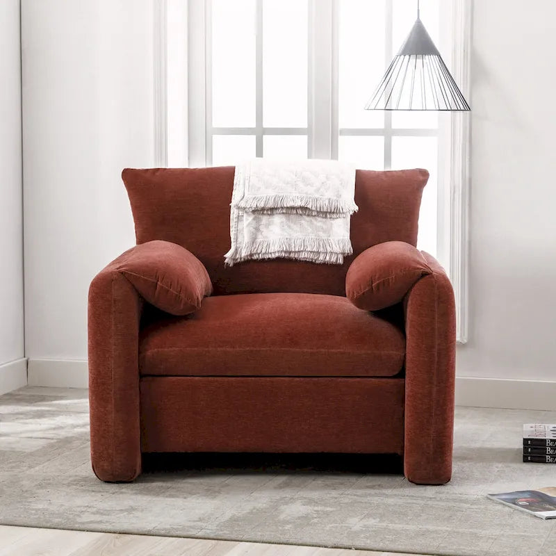 Fauteuil d'appoint surdimensionné