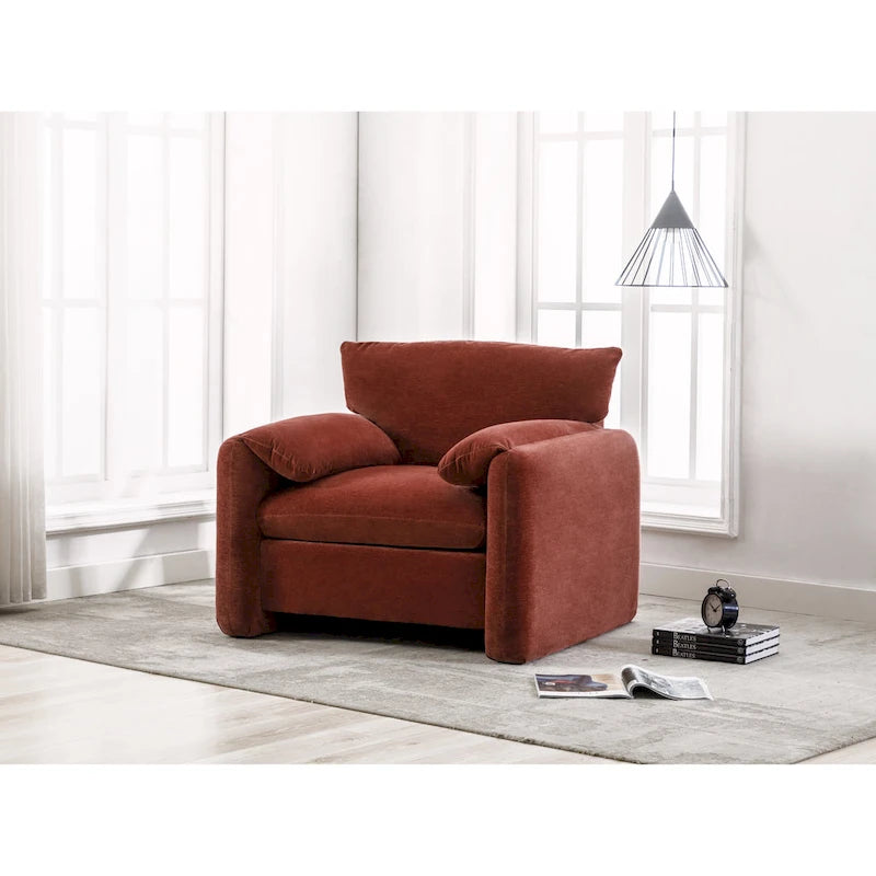 Fauteuil d'appoint surdimensionné