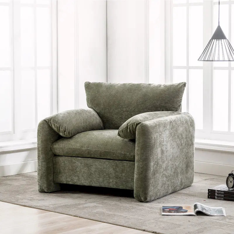 Fauteuil d'appoint surdimensionné