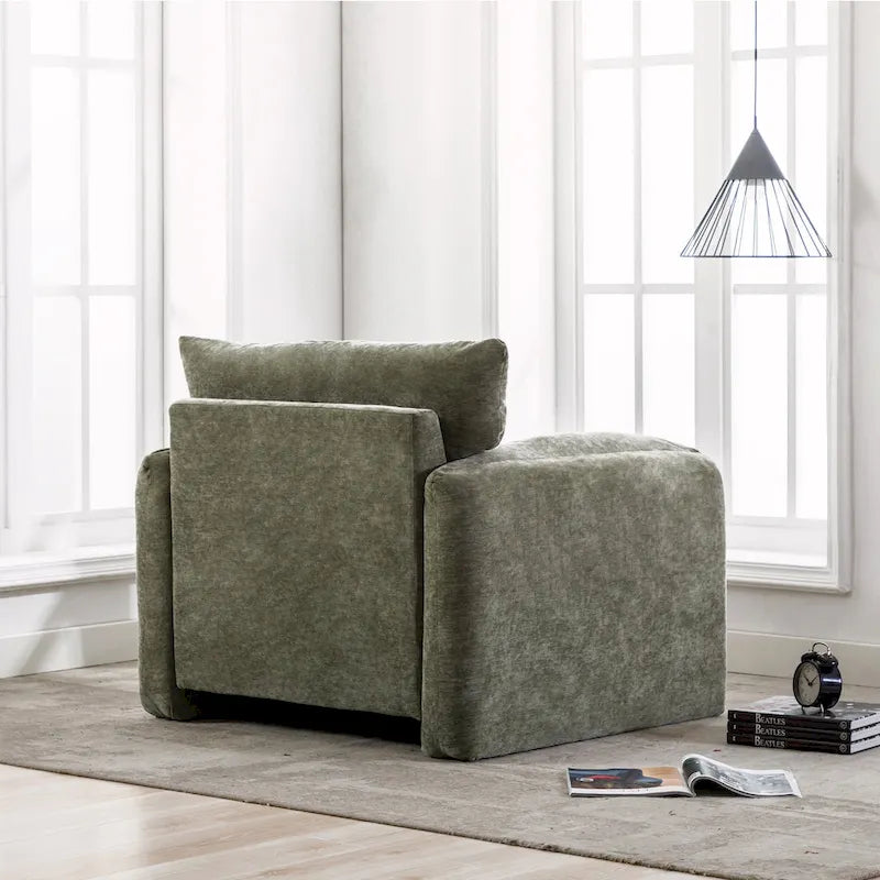 Fauteuil d'appoint surdimensionné