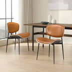 Art Leon Modern Bentwood Dining Chairs (Set of 2)