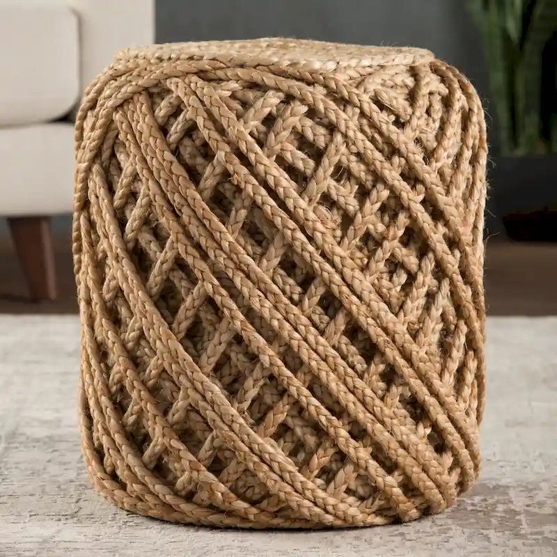 Pouf cylindrique Guna