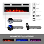 Cheminée électrique Shu WH-EF 71 cm et meuble TV