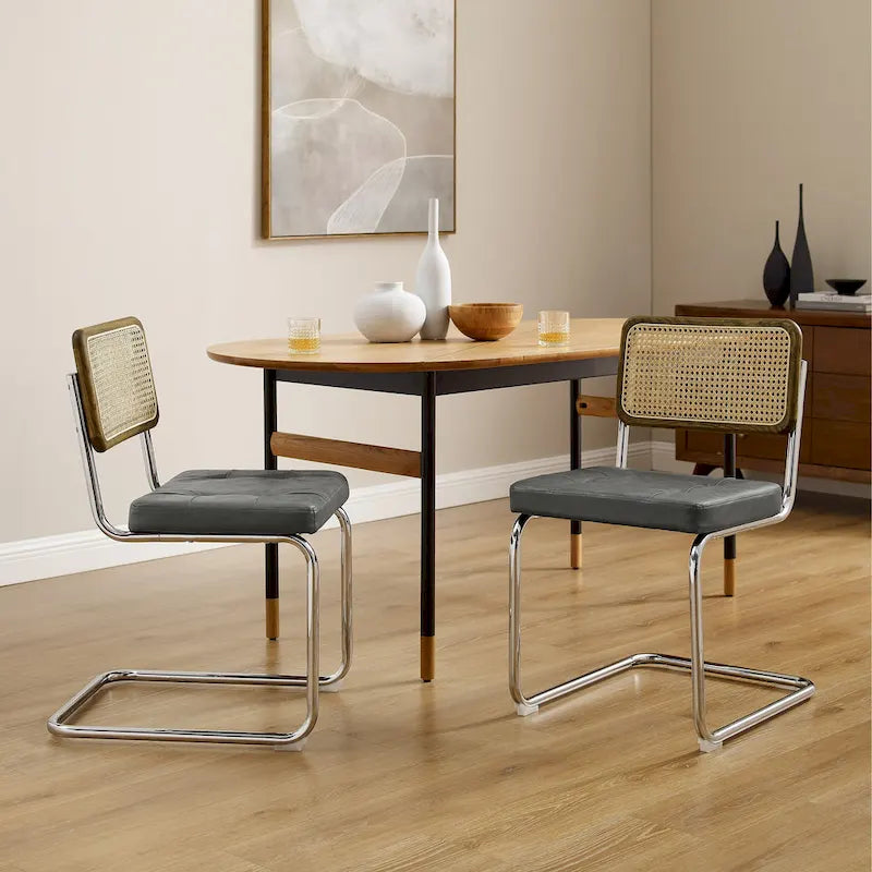 Chaises de salle à manger modernes rembourrées Art Leon (lot de 2)