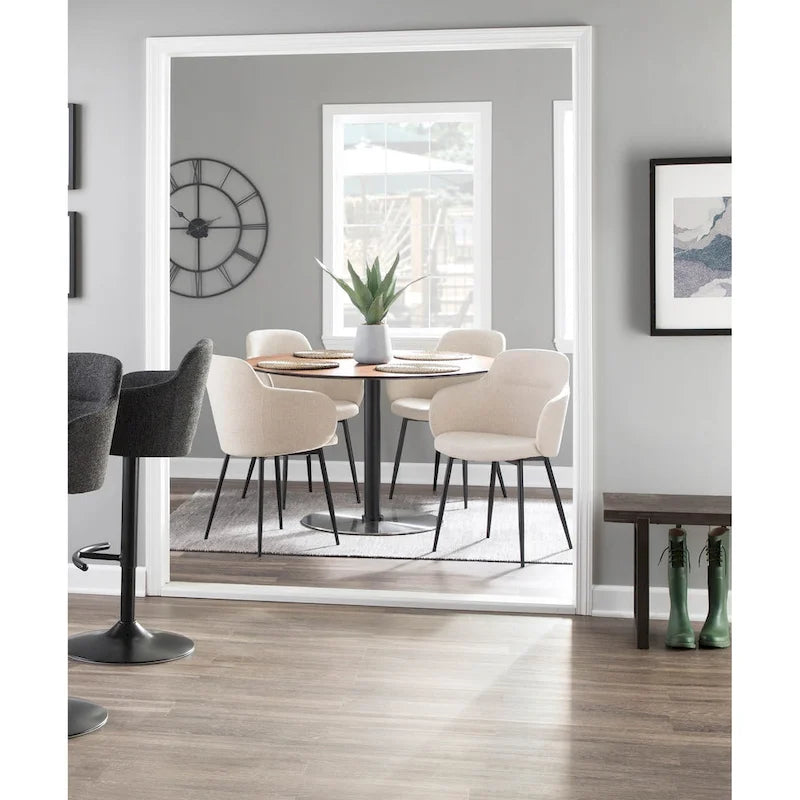 Chaise rembourrée industrielle Carson Carrington Iglabo